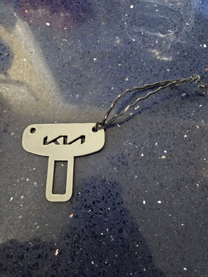Yeni Kia Logosu (KN) Emniyet kemeri klipsi (Sadece Plastik Aparattır!!!)