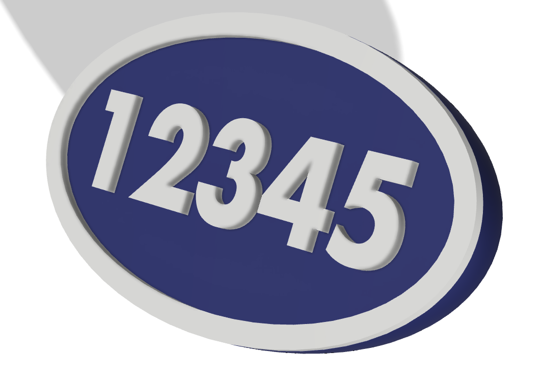 Mailbox handle and street number by Jared Download free STL model