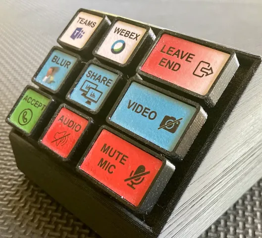 Stream Deck/ Macro Keyboard 9-key frame and keycaps