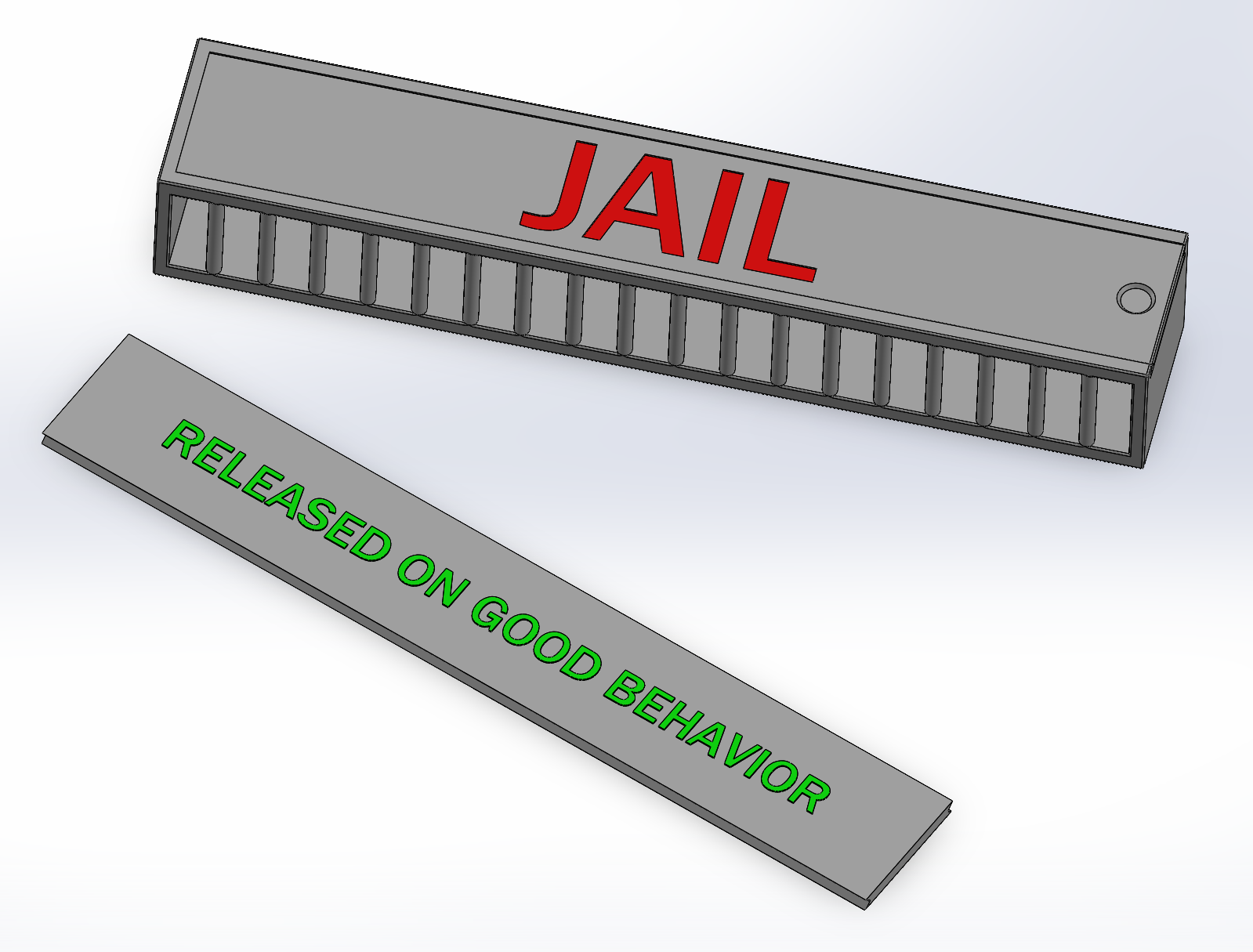 Utensil Jail Lunchbox by TClear Download free STL model