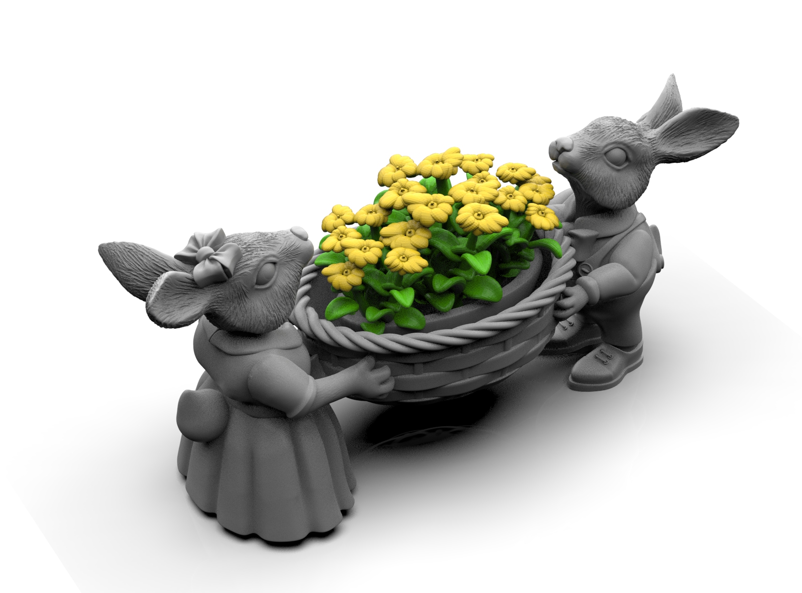 garden rabbits — miniatura 7