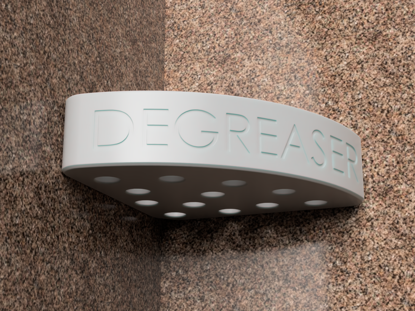 Corner Degreaser Shower Shelf by Maker´s Design Journal Download free