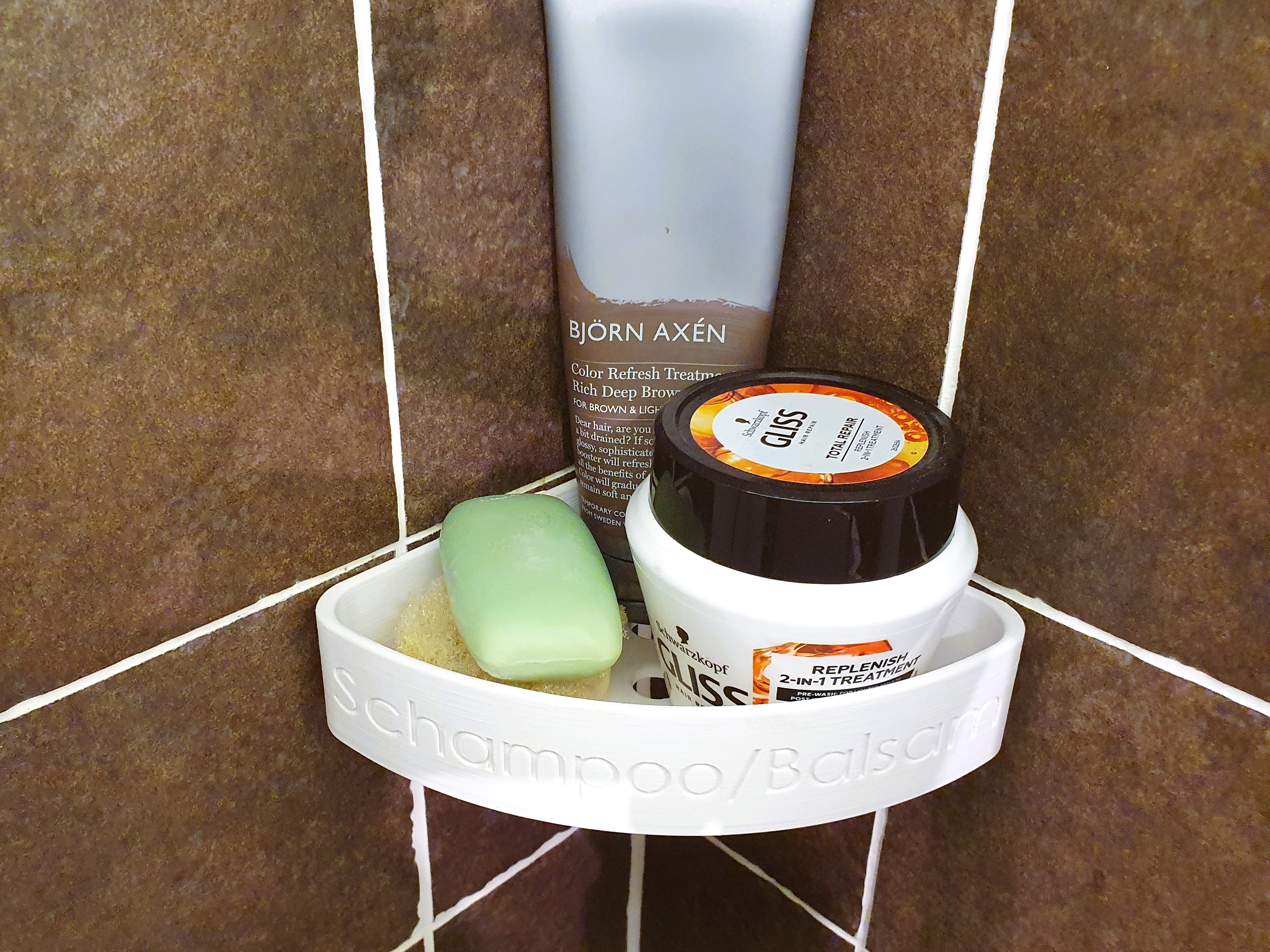 Corner Degreaser Shower Shelf by Maker´s Design Journal Download free