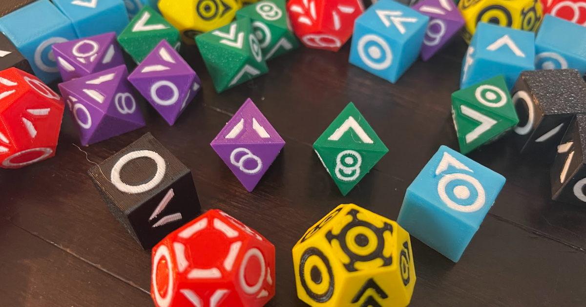 Reimagined Genesys/SWEOTE Dice by Adam N. ber Download free STL