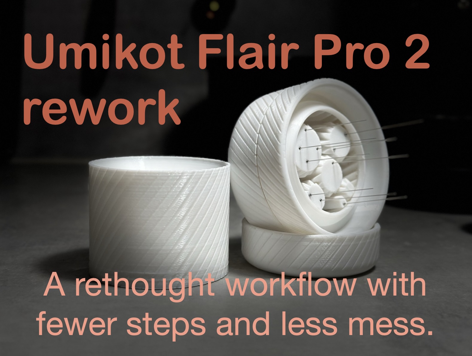 Umikot Flair Pro 2 rework (spirographic wdt tool) Umikot Flair Pro 3 rework