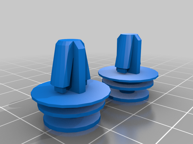 Nissan Door Panel Trim Clips by muchtall Download free STL model