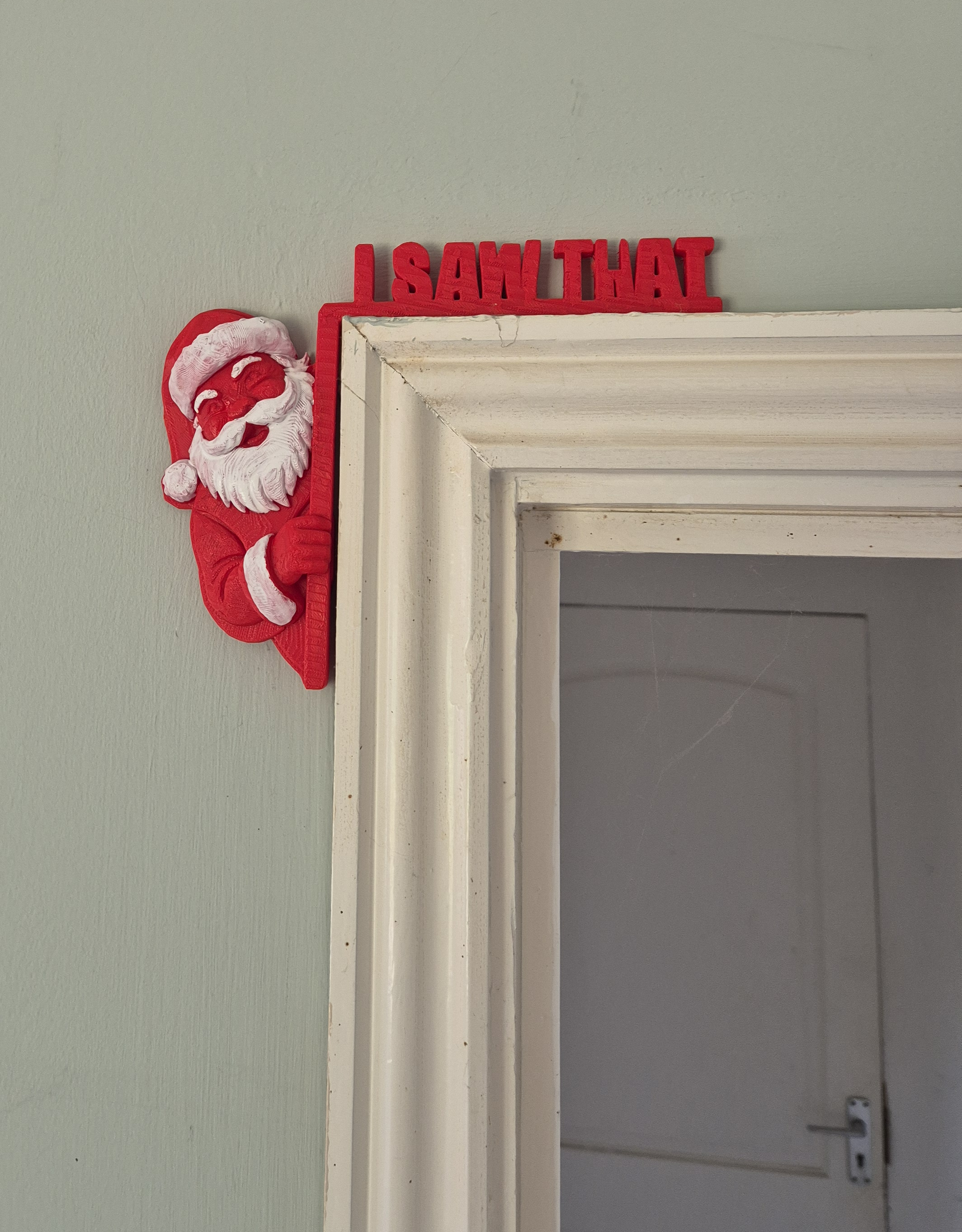 Judgy Santa 'I saw that' Funny Christmas Decoration Father Christmas