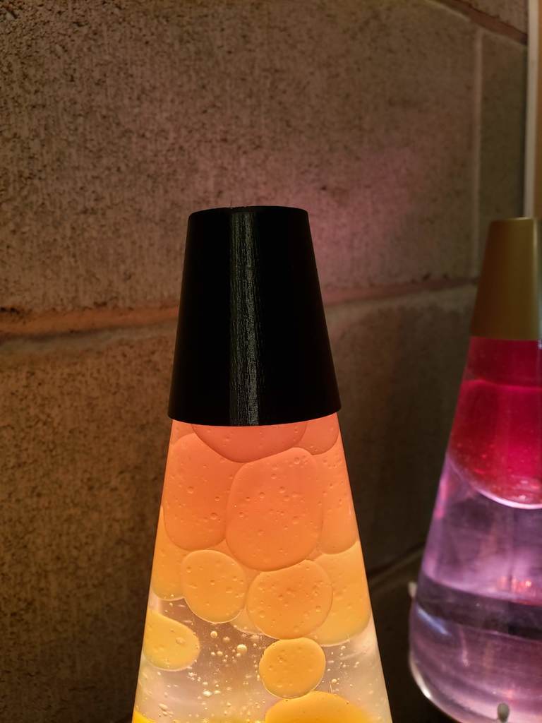 Lava Lamp Cap Replacement by muchtall | Download free STL model ...