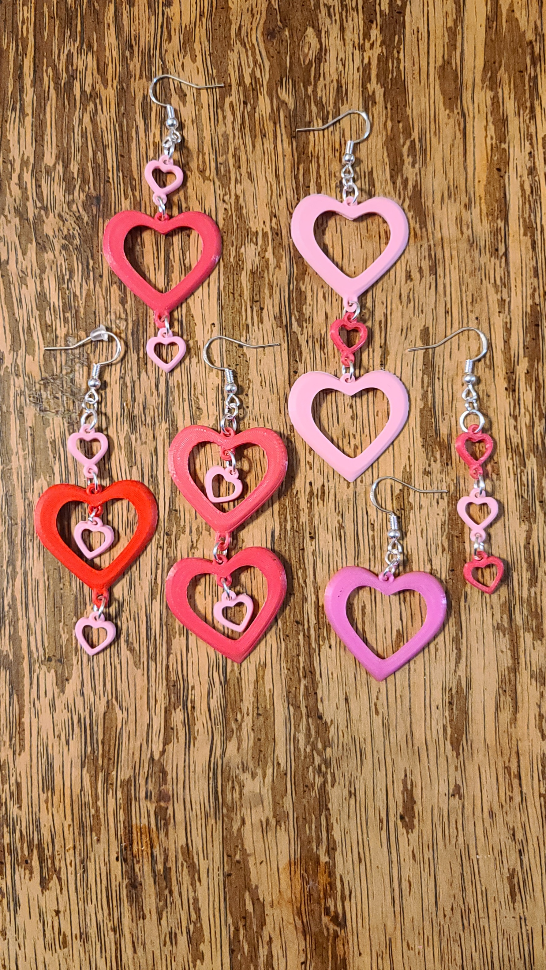 Tier Heart Earrings With variations