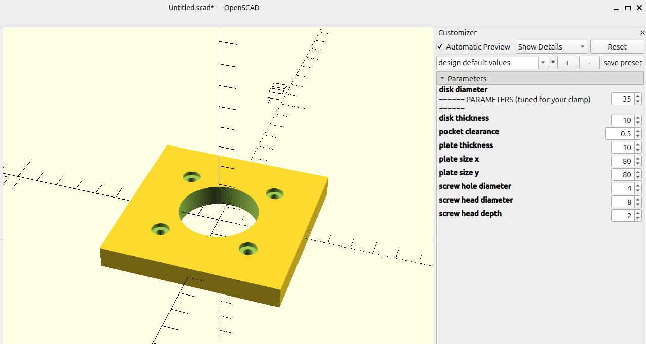 Desk Clamp Stabilizer Plate — miniatura 4
