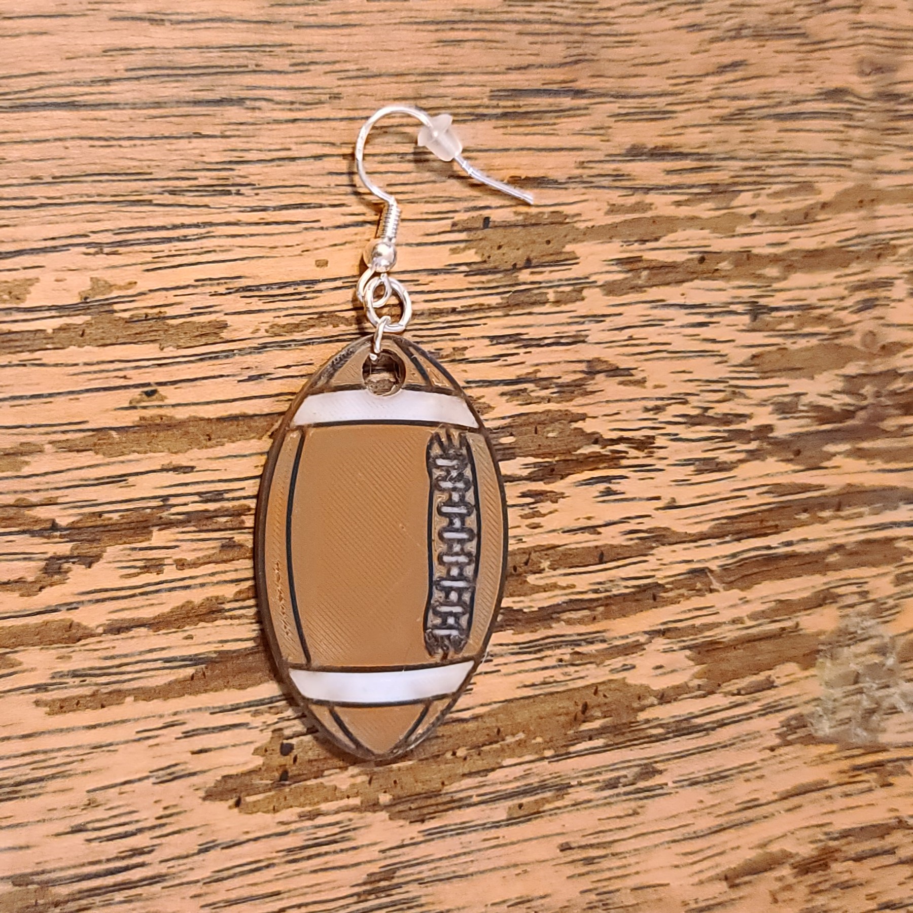 Football earrings by Dohara Download free STL model