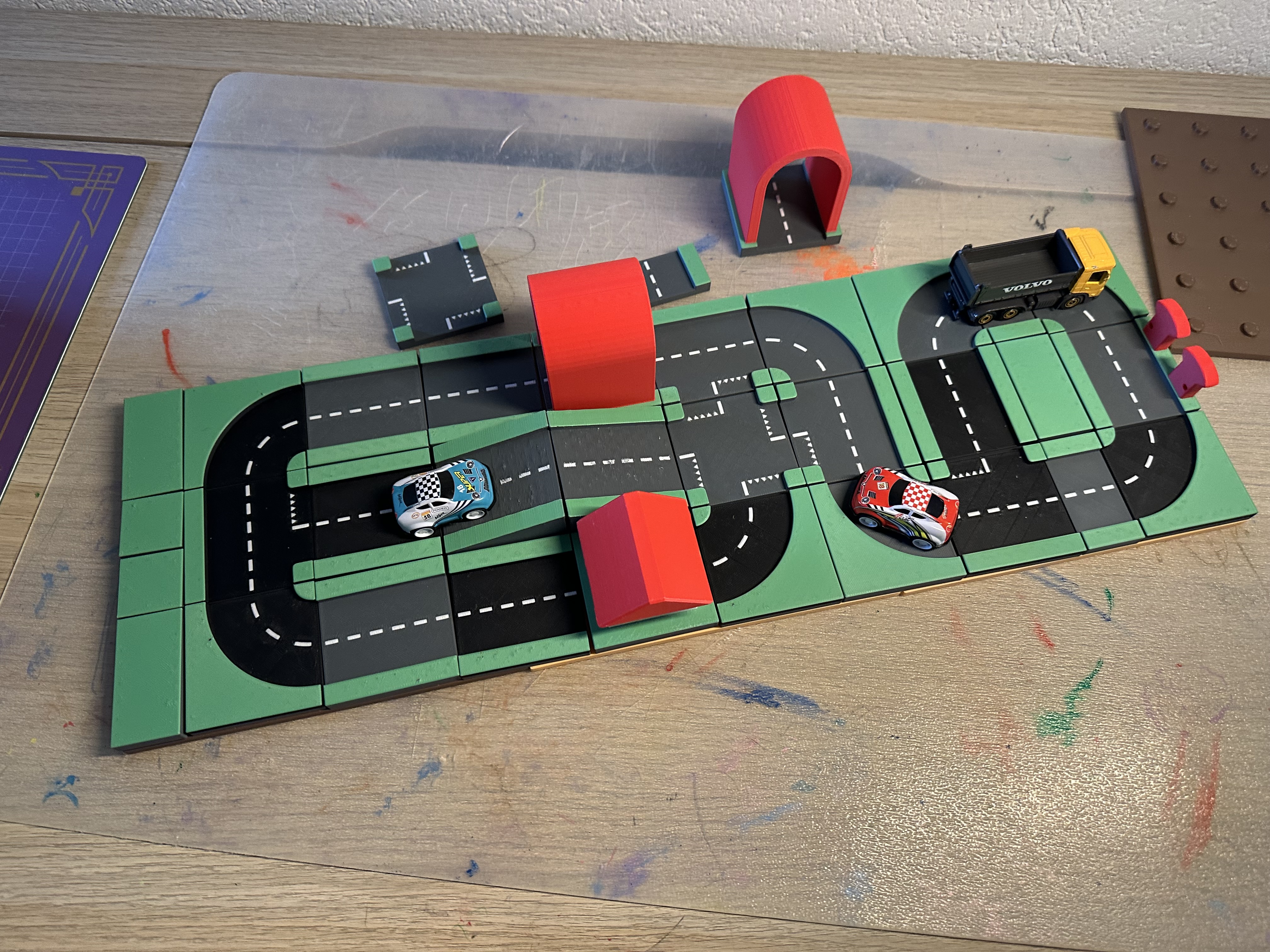 Multicolor Modular Car Play Box