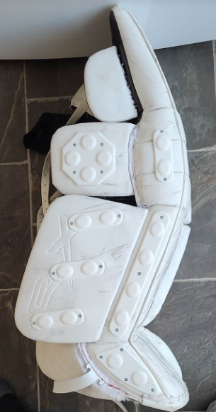 Dek and Ball Hockey Sliders for Goalie Pads