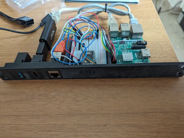 PiKVM V1 shelf for 10 inch rack