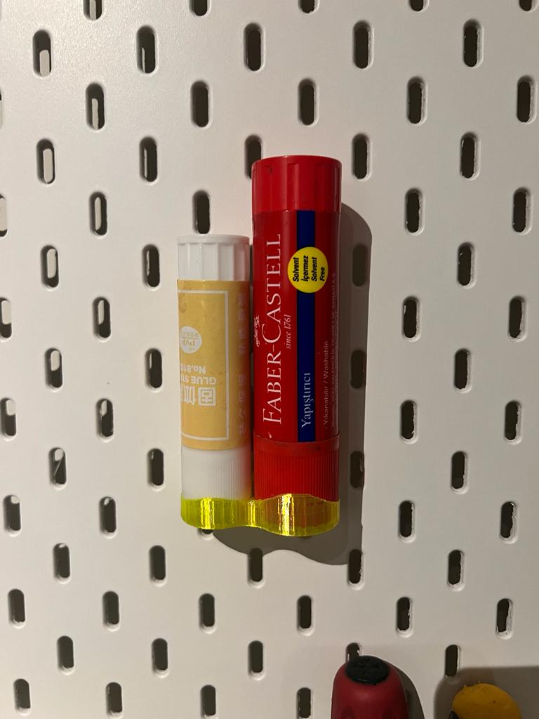 Ikea Skadis Gluestick double holder