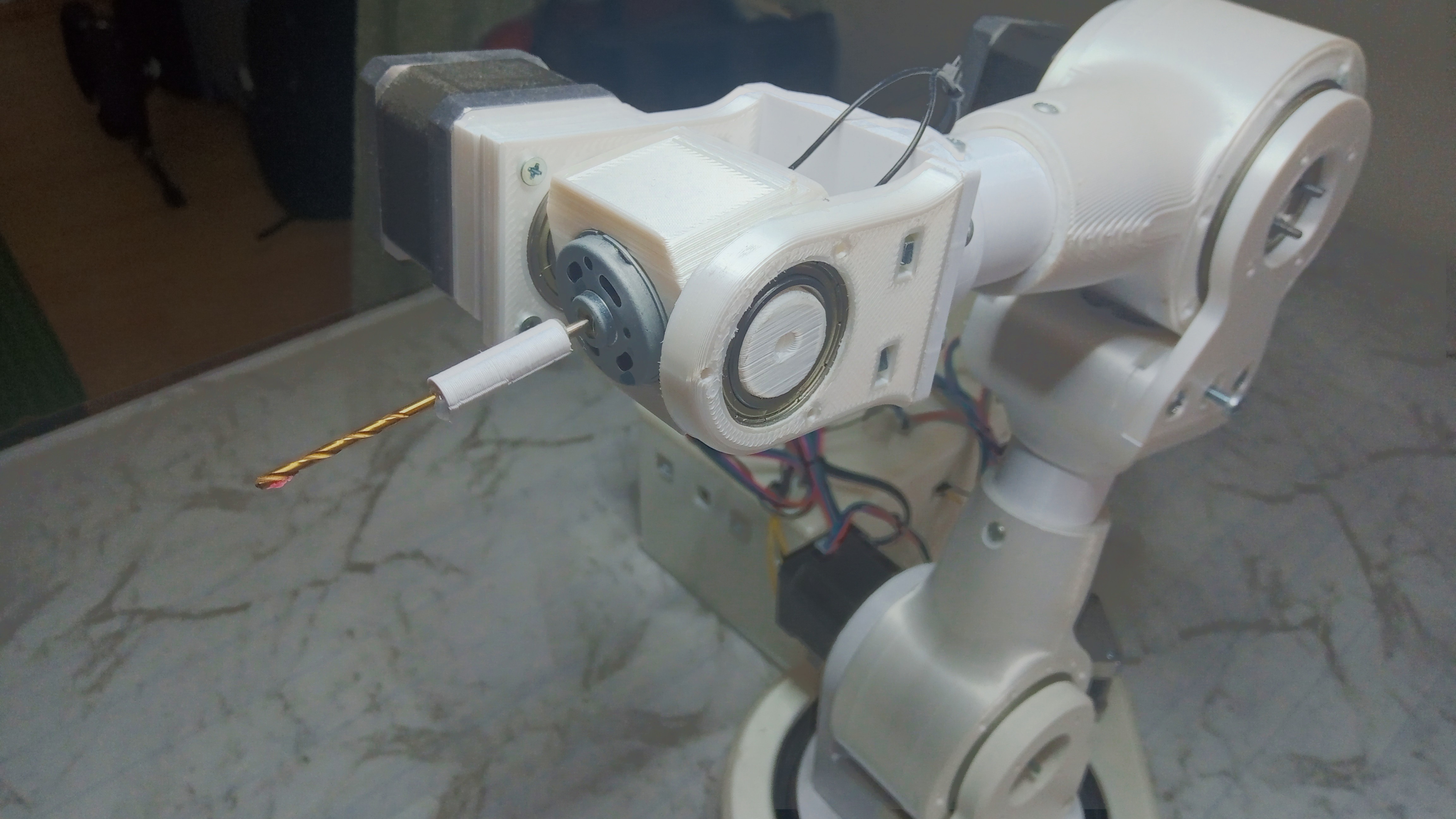 drilling robotic arm (4 DOF) by School FabLab Filderbenden | Download ...