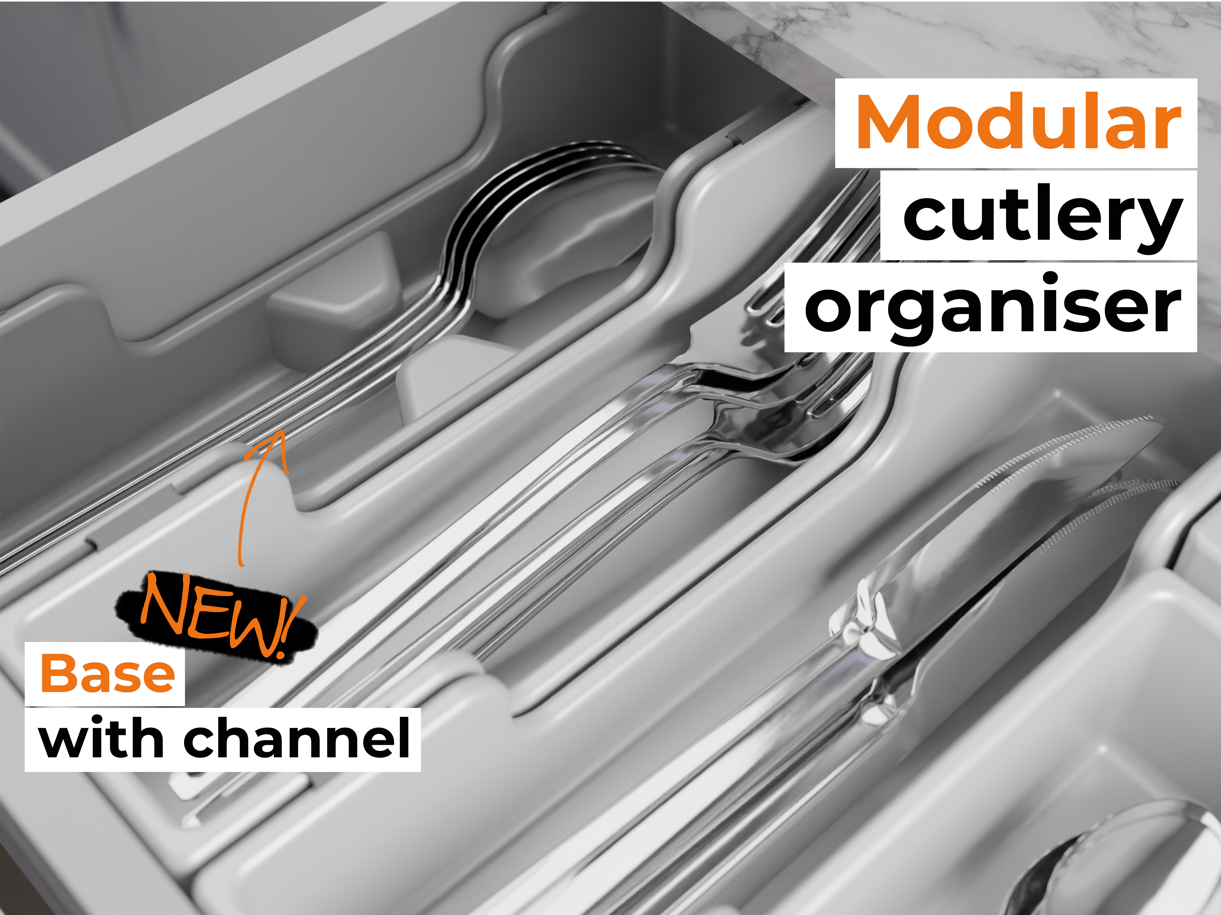 Modular Cutlery Organizer
