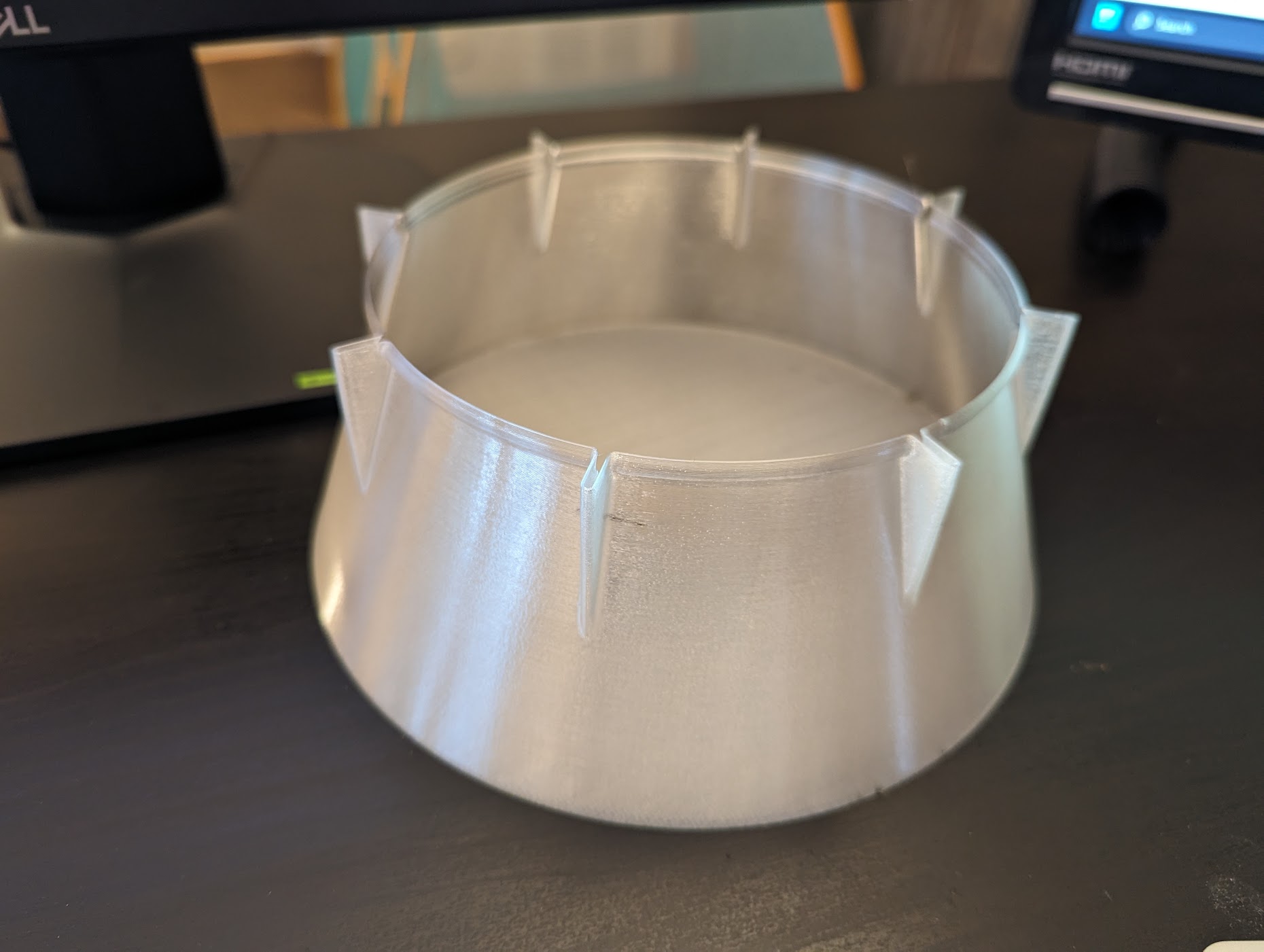 Light Diffuser IKEA HEKTAR 155mm Diameter Spiral Vase by EchoAlpha