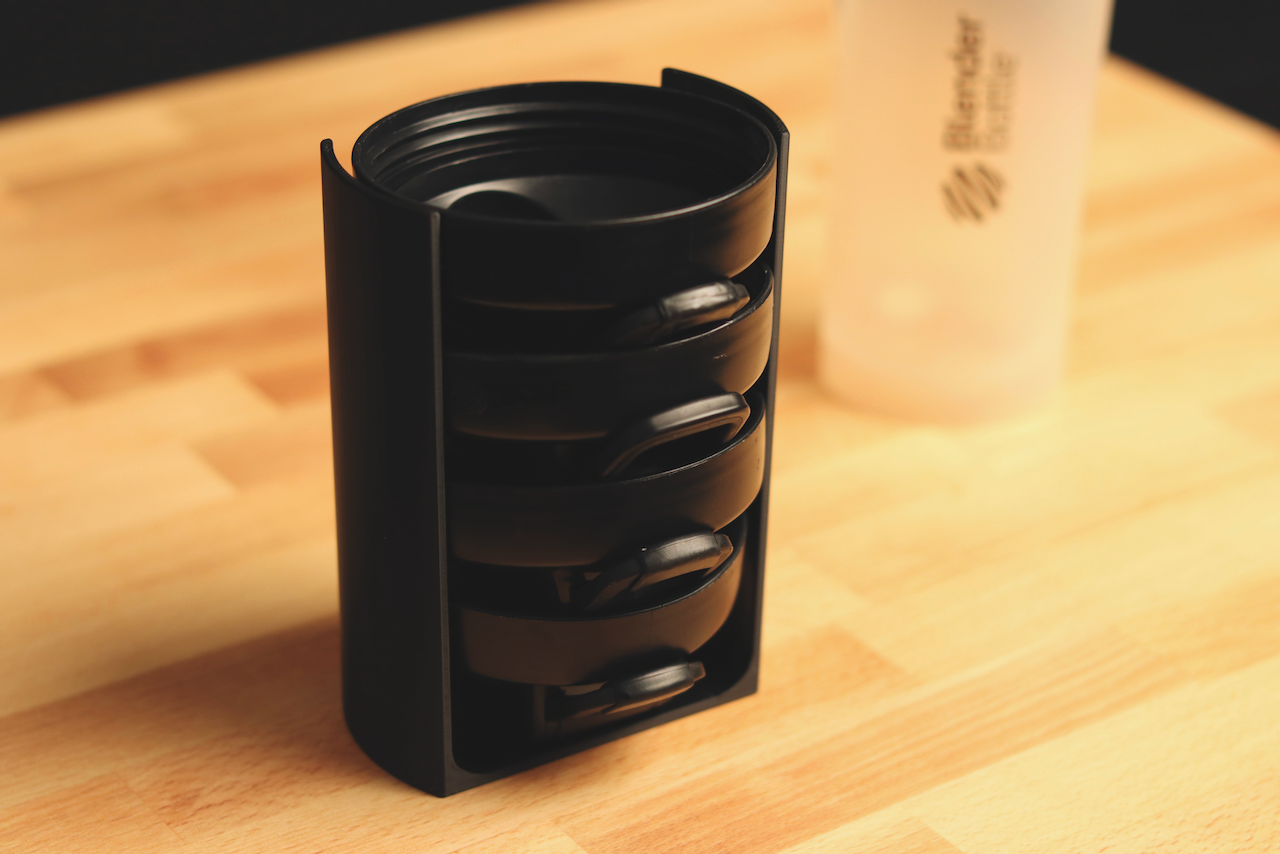 Lid Holder for Blender Bottles by Nominal Brand Download free STL