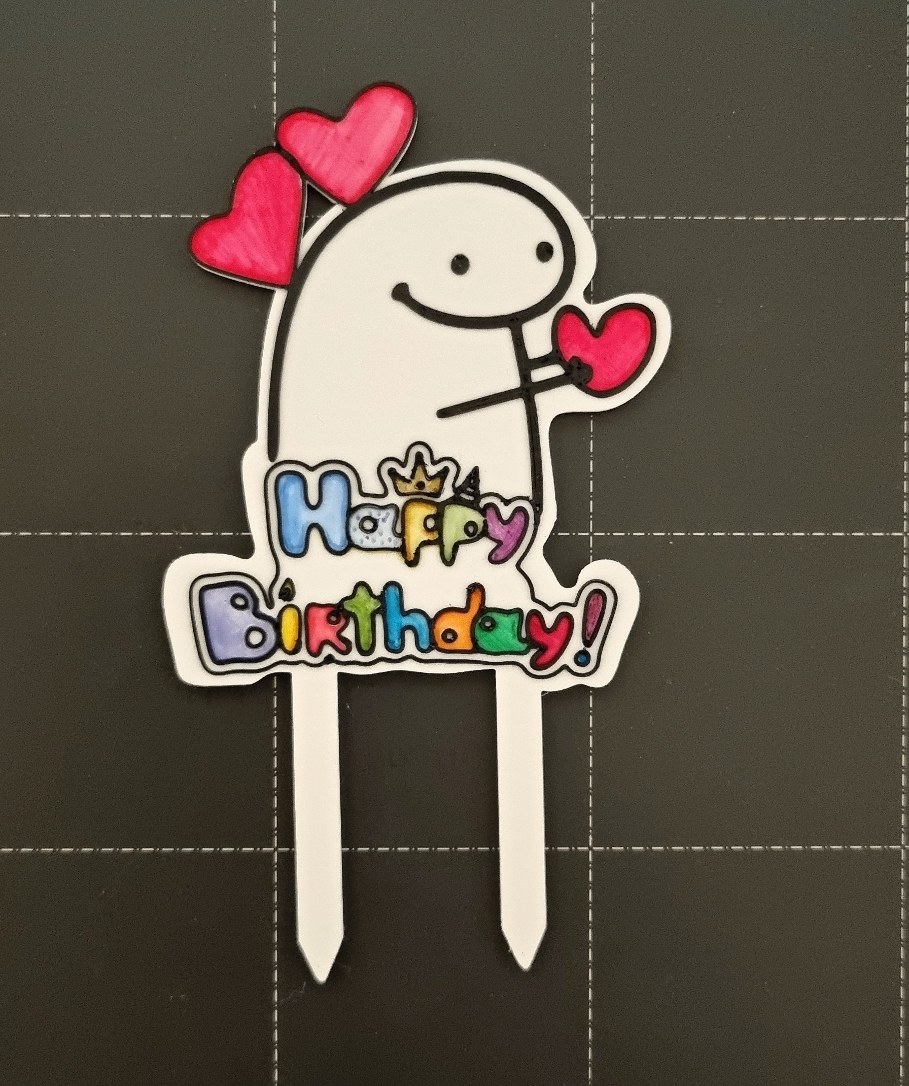 Happy birthday flork - heart