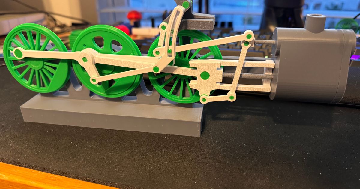 Walschaerts Valve Gear Model by Bobby Lucero Download free STL model