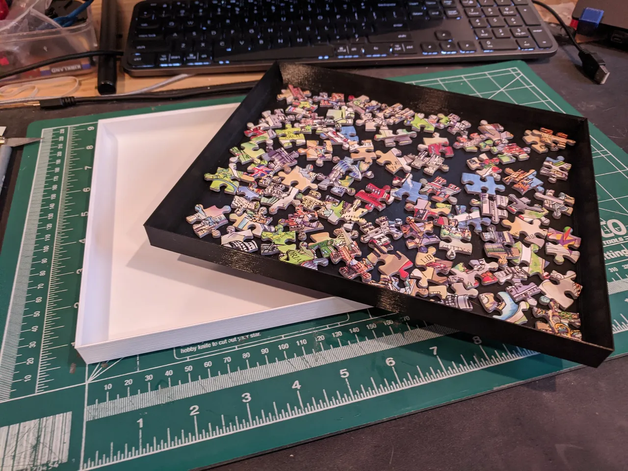 Stackable Puzzle Tray by chking | Download free STL model | Printables.com