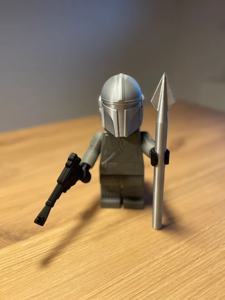 Beskar Spear for Big Bricks Mandalorian by Se-Ga Download free