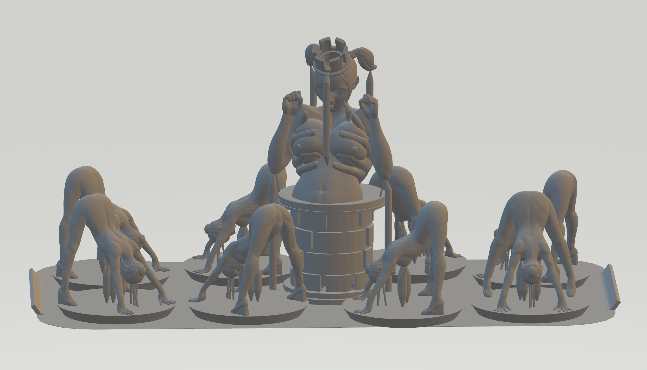 4 Player chessboard by Bryan, Download free STL model