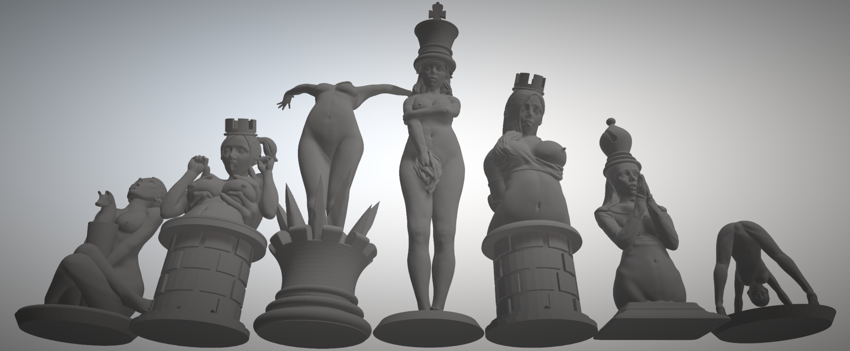 x4) Chess Pieces / 4k Downloads / No Watermark - Payhip