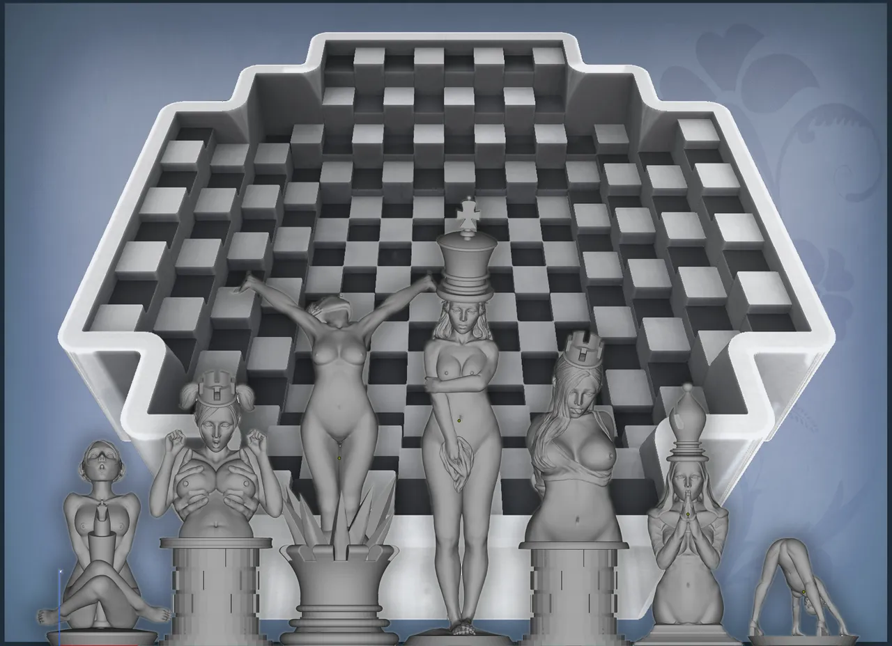 4 Players Chess Board