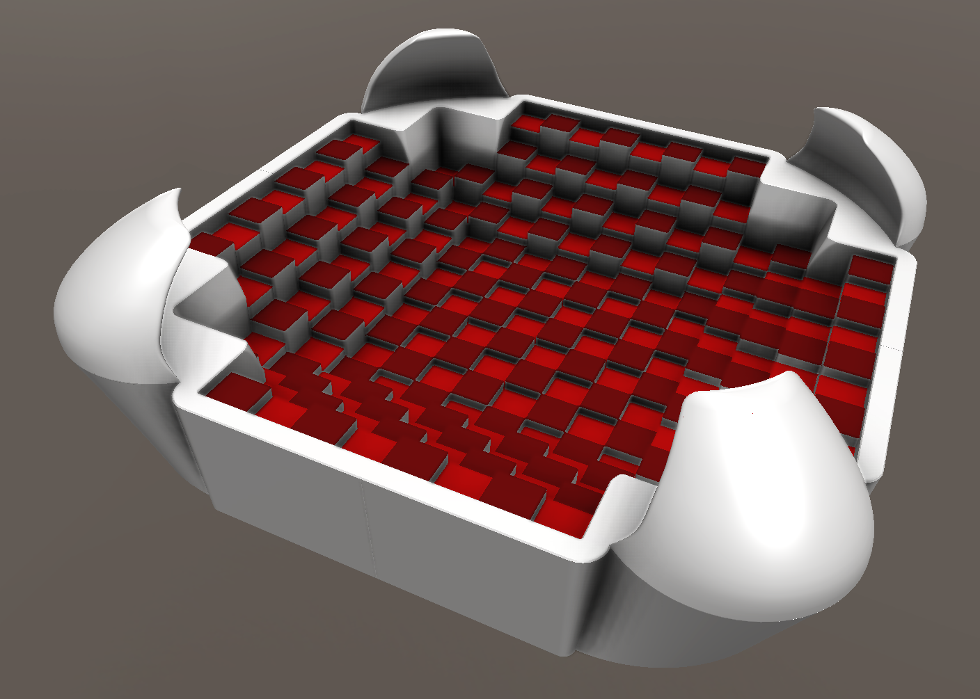 4 Player chessboard by Bryan, Download free STL model