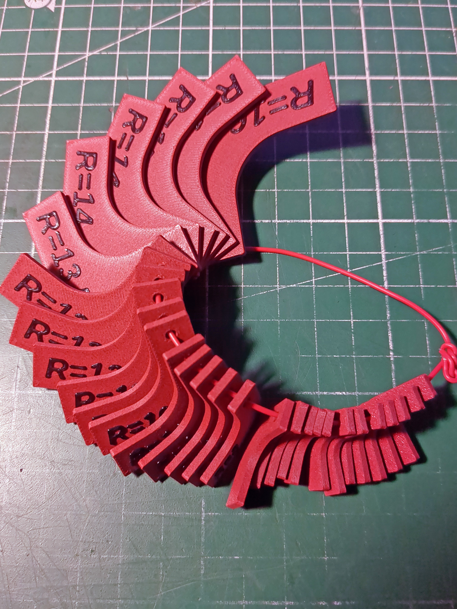 Radius Gauges in MM- A Full Set ready to print or fully customizable by ...