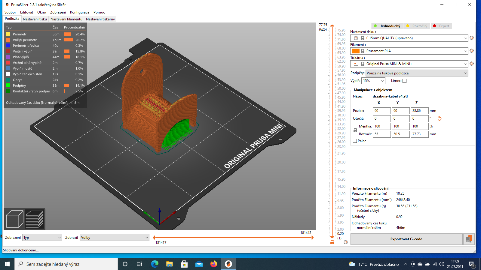 Držák na prodlužovací kabel by Sedmička | Download free STL model ...