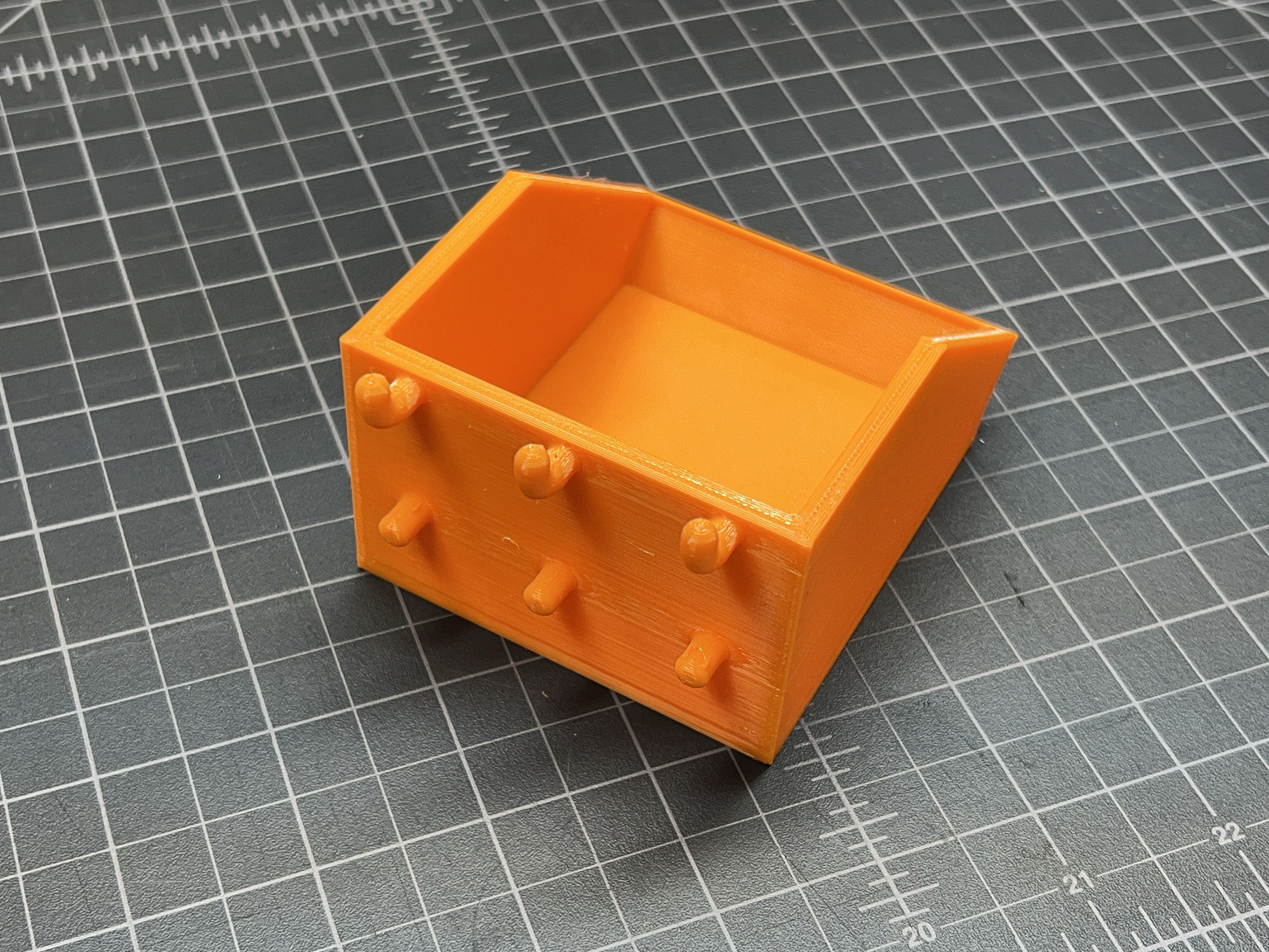 Small Pegboard Container For 1" Pegboard