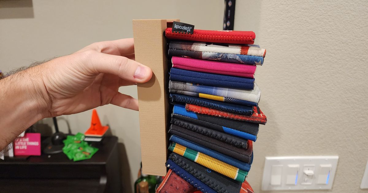 Koozie Holder by k7F4pu&rcbNn Download free STL model