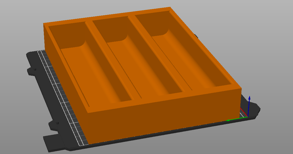 Rounded Silverware Organizer (Basic) by 3dprinterkid Download free