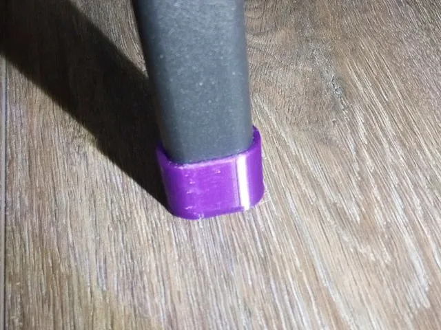 Platform bed foot cap replacement