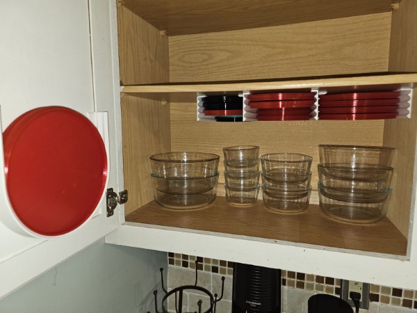 Replacement Pyrex Lids with Organizers