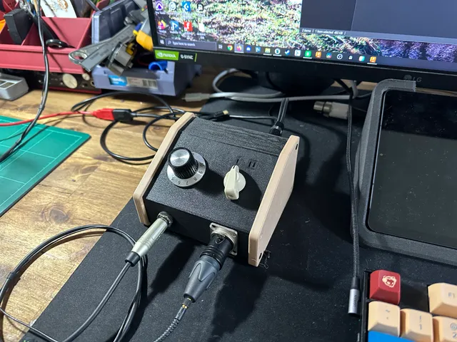 Box for Headphone Amp with Input Switching