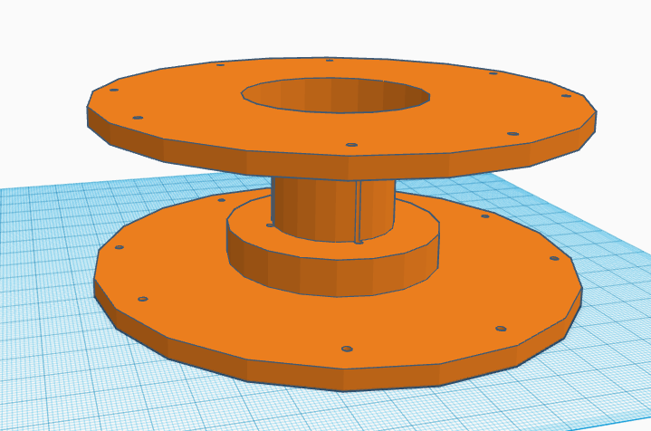 Monoprice Inventor II Spool by rh25170 | Download free STL model ...
