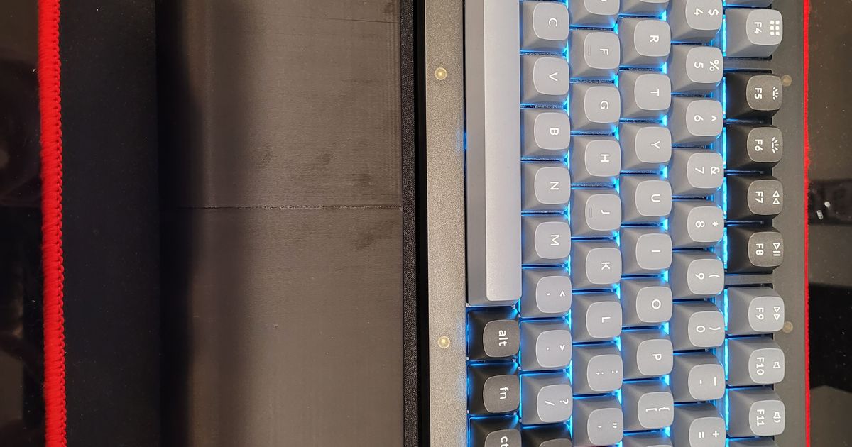 Keychron V1 Keyboard Wrist Rest by Dylan Z Download free STL model