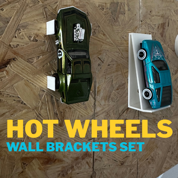 Hot wheels wall bracket - set