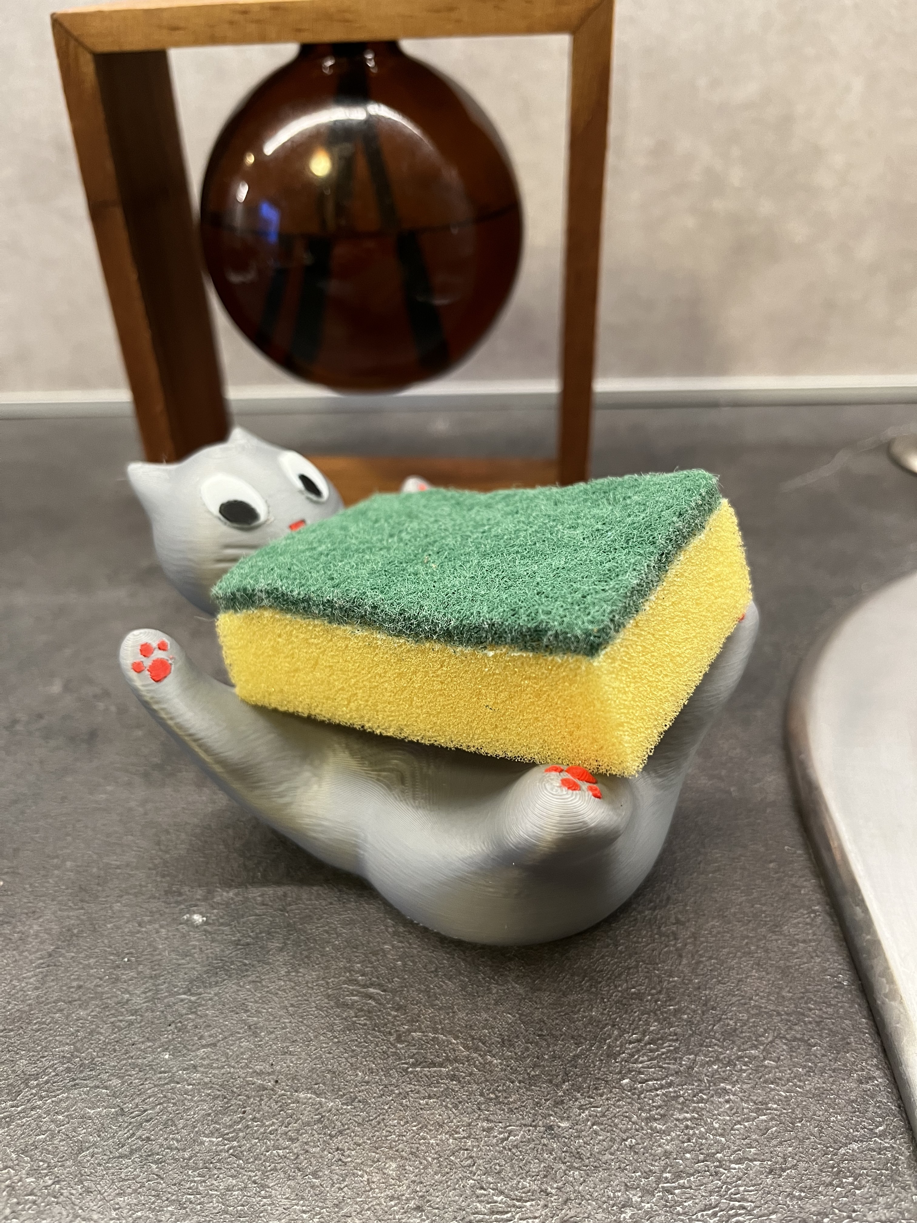 Cat soap or washing sponge tray