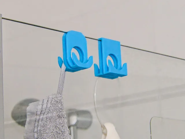 Haken Dusche Shower Glass Hook