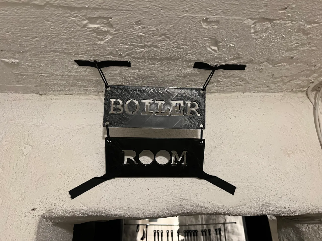 Boiler room sign by hgo | Download free STL model | Printables.com