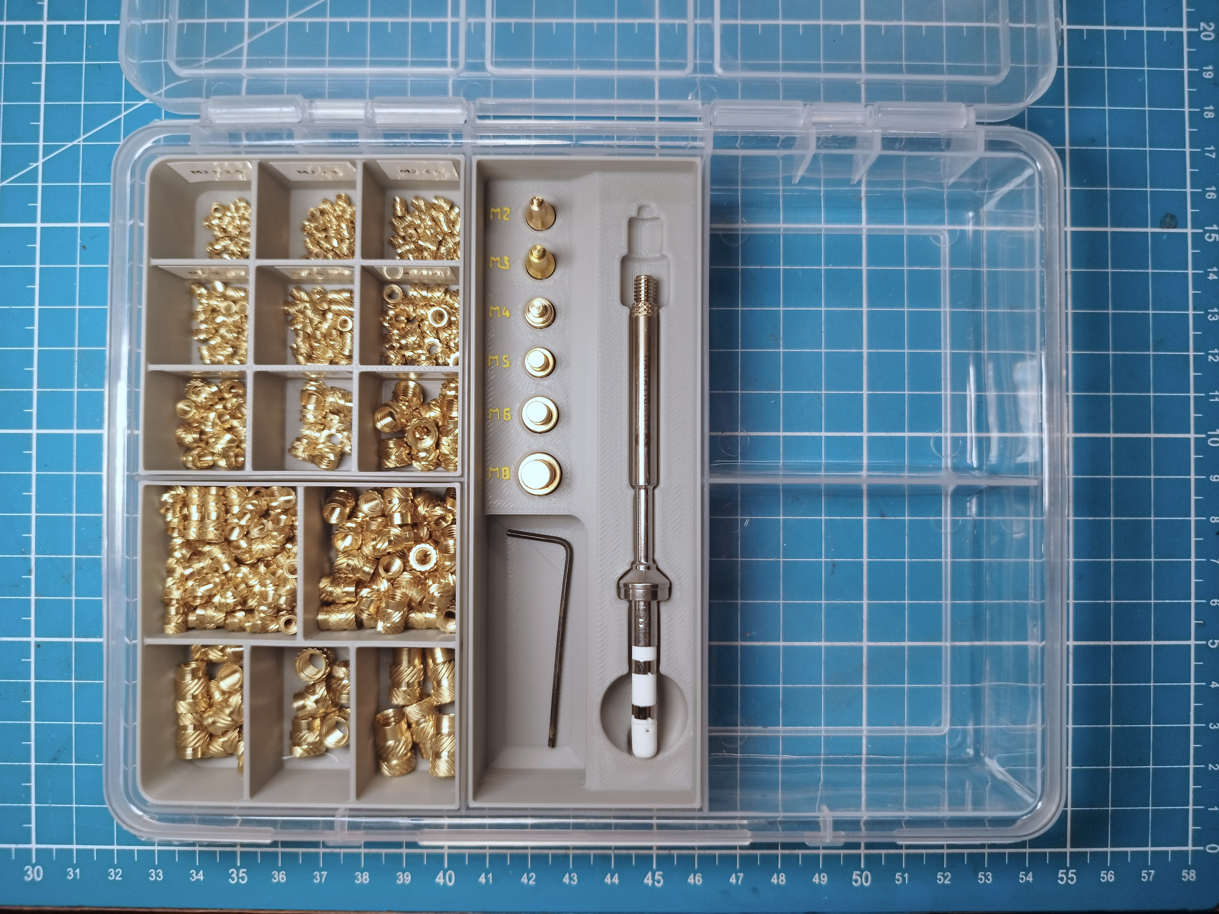Werckmann inlay for CNCKitchen TS-100 soldering tips for threaded inserts