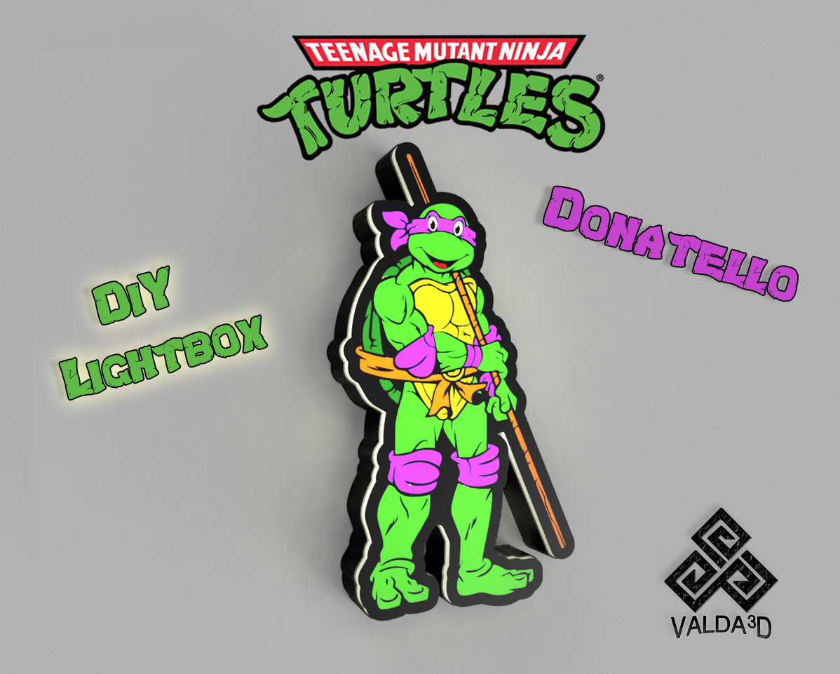 DONATELLO Teenage Mutant Ninja Turtles Lightbox Lamp