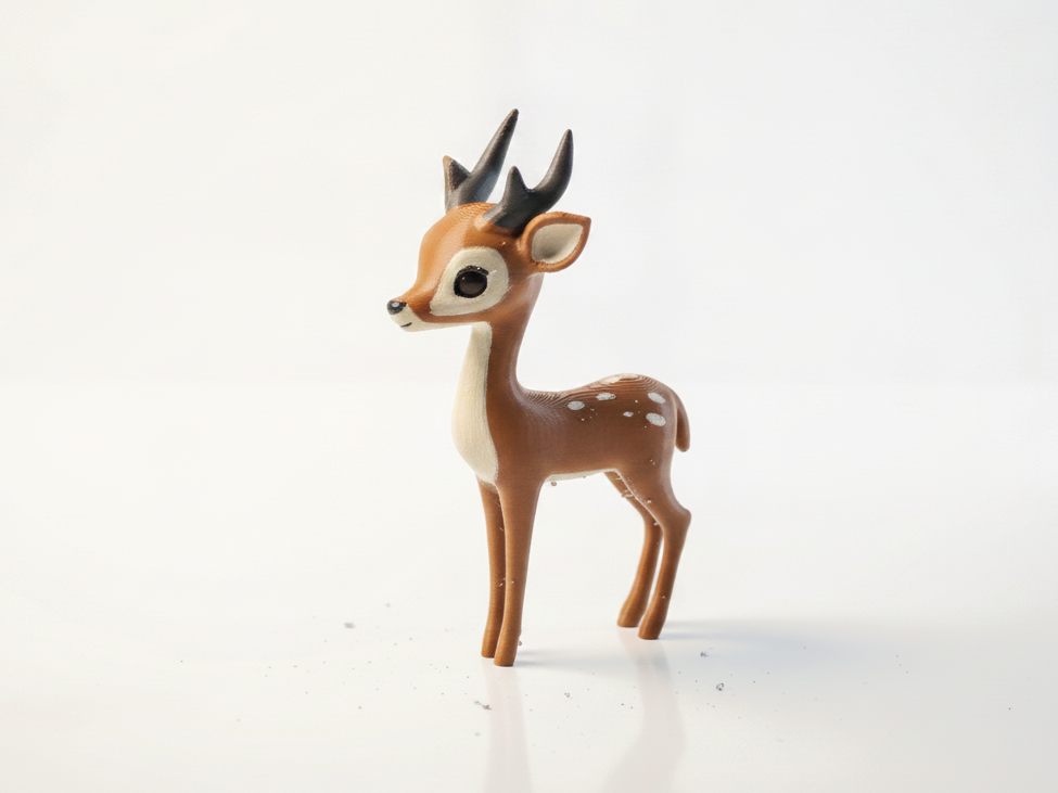 Deer Figurine Animal Collectible 3D Printable