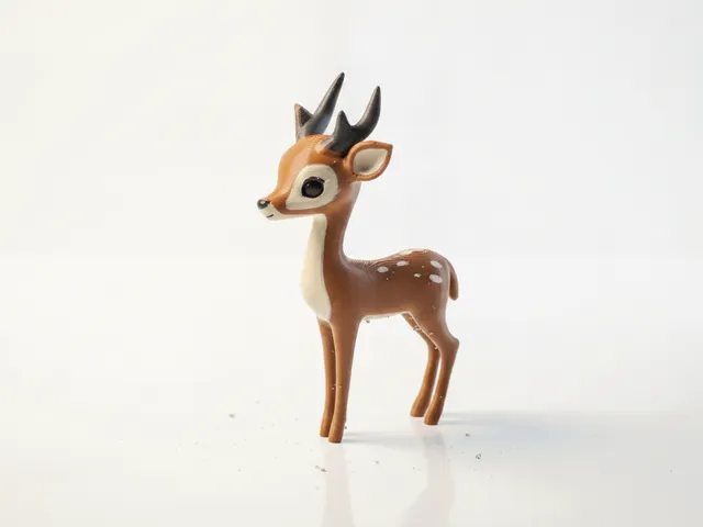 Deer Figurine Animal Collectible 3D Printable