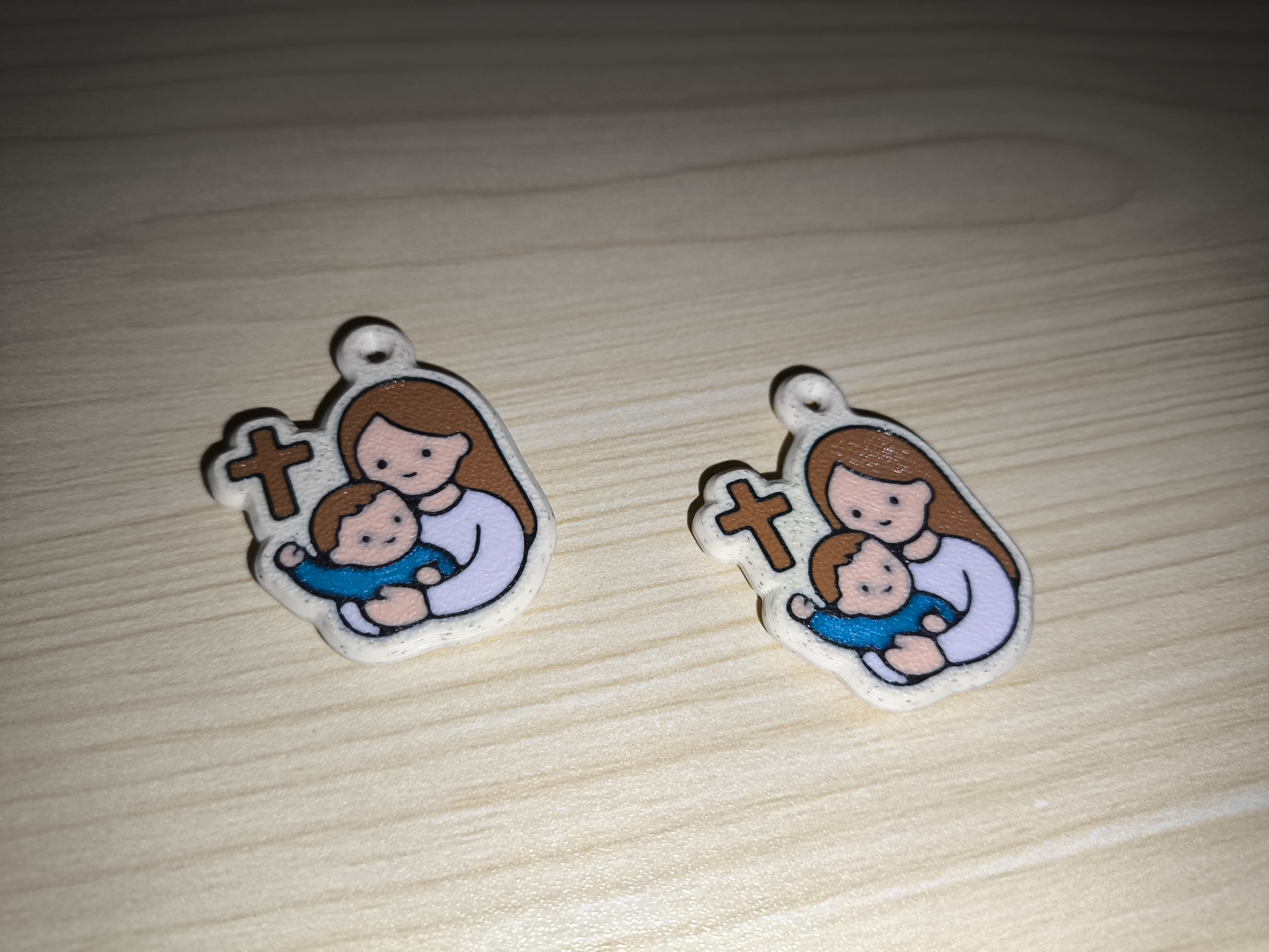 Mother’s Day Baby Cross Keychain